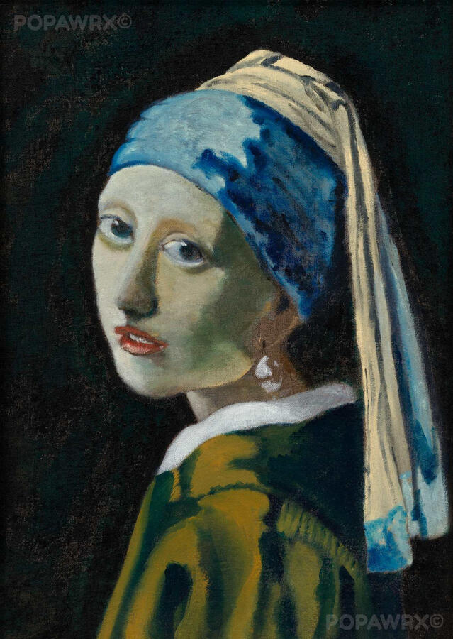 Study of girl with pearl earring - 2023